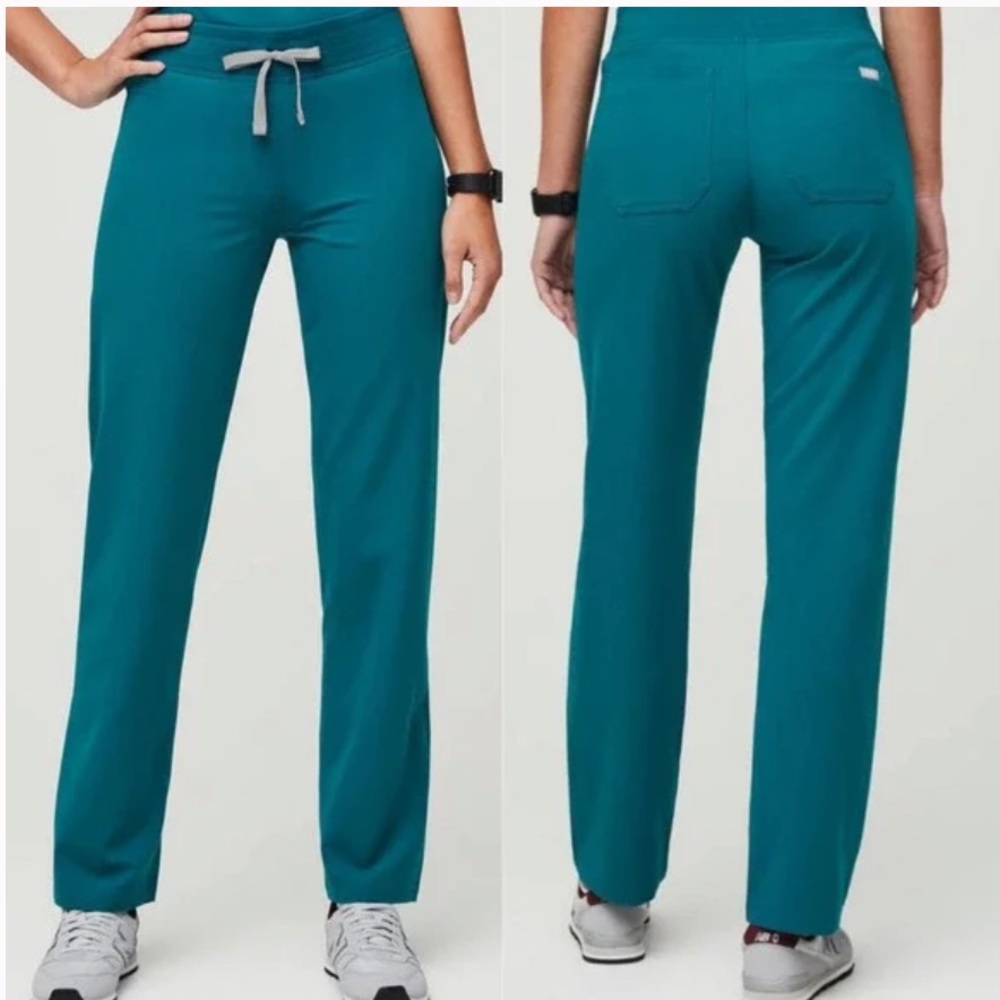 FIGS LIVINGSTON BASIC SCRUB PANT XL CARIBBEAN BLUE